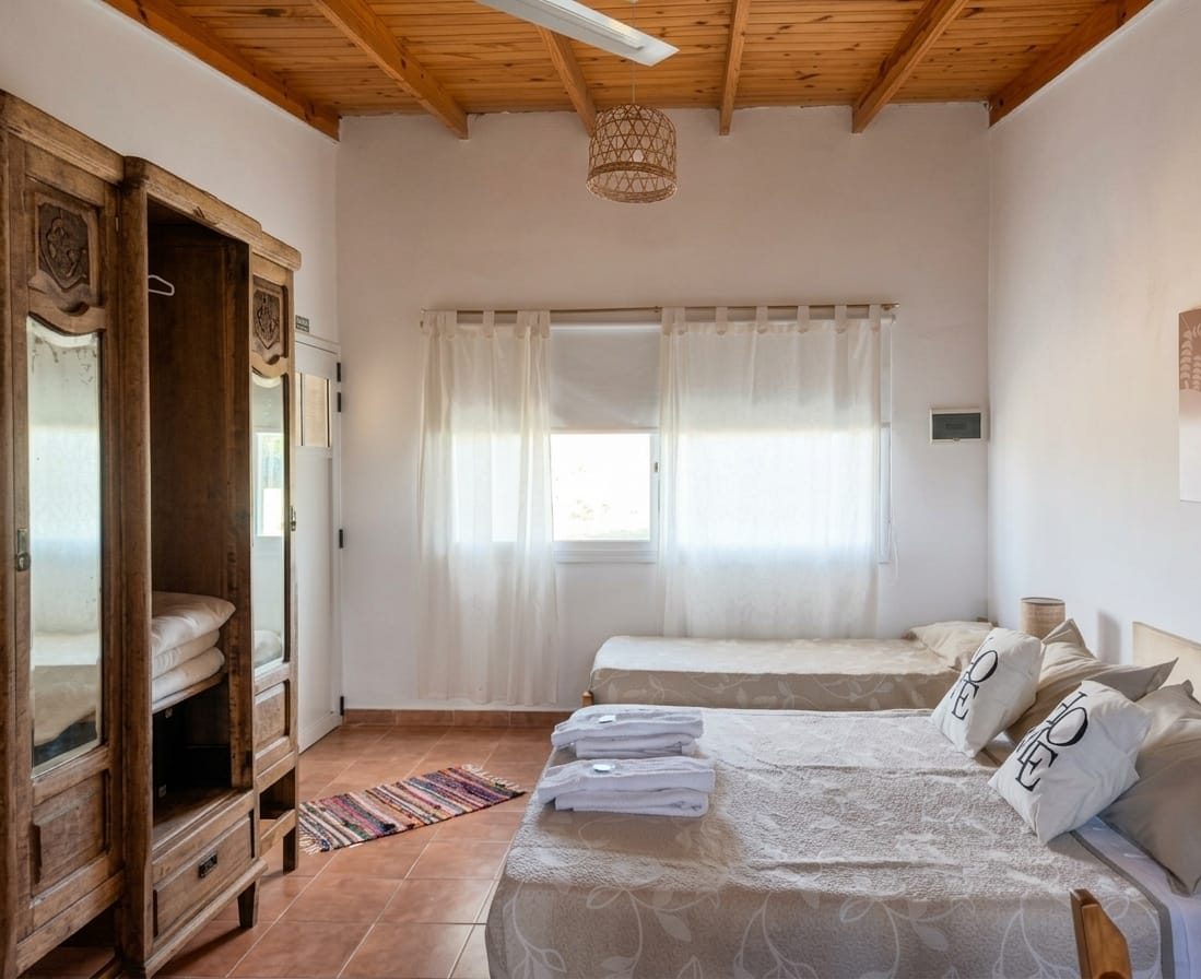 La cama queen size y la cama simple